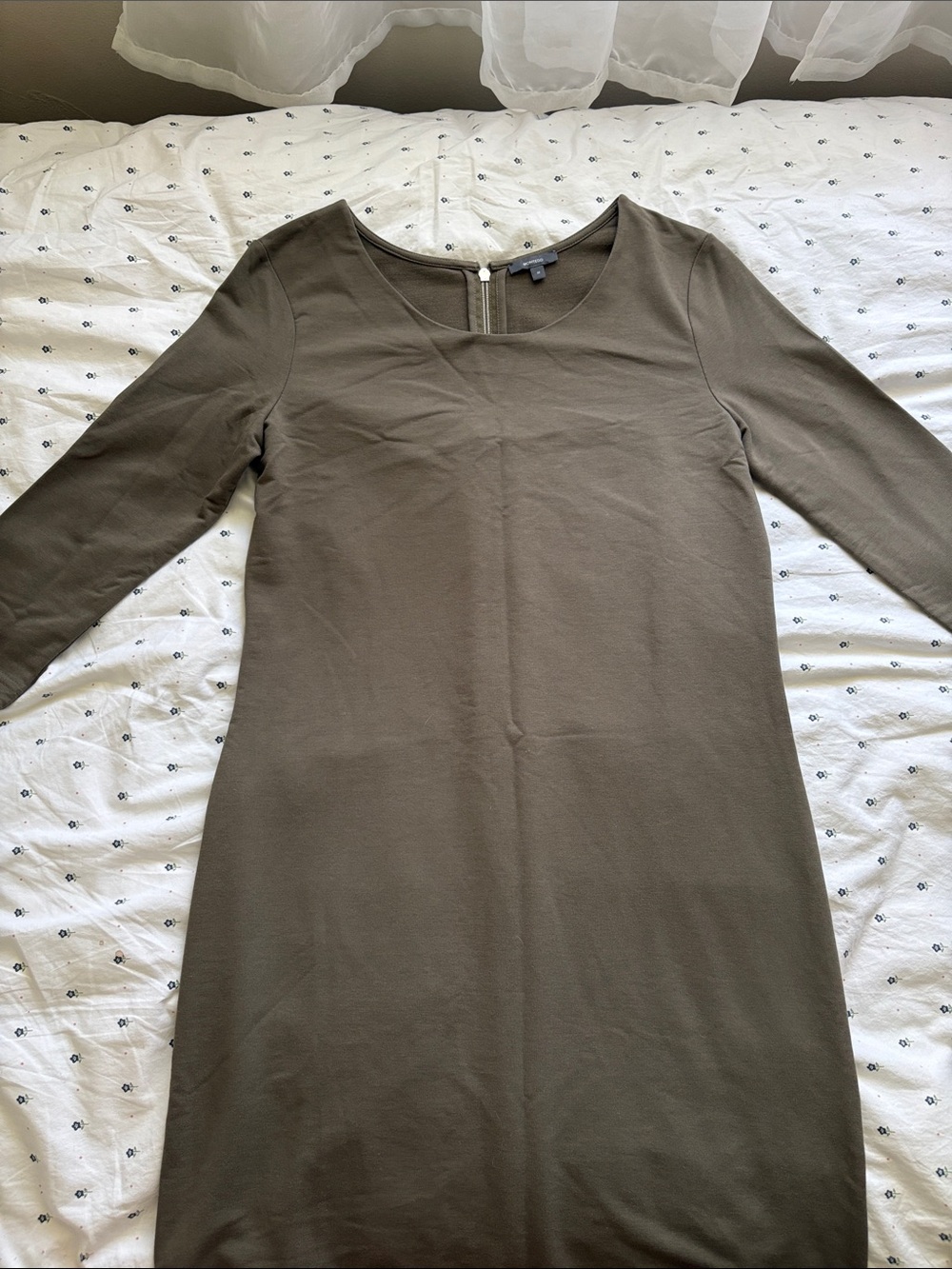 2 x Brownish green knee length dress